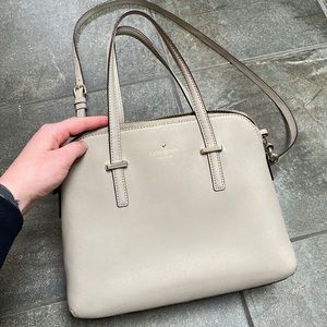 Kate spade satchel! Good condition. Small spots of wear. Super cute!